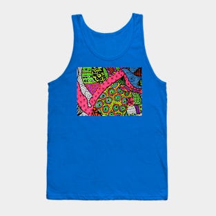 Abstract Fluoro 2 alternate landscape view Tank Top